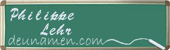 Philippe Lehr Visitenkarte